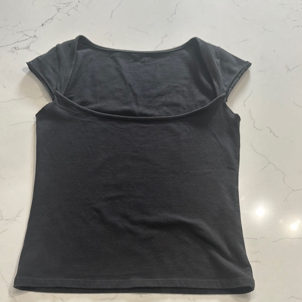 J.GALT BY Brandy Melville Classic Black Women's Top Size S (One size)